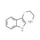2-(1H-Indol-3-ylsulfanyl)-ethylamine (CAS 61021-52-1) - chemical structure image