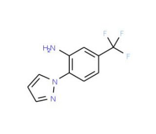 2-(1H-pyrazol-1-yl)-5-(trifluoromethyl)aniline - chemical structure image