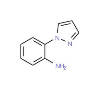 2-(1H-Pyrazol-1-yl)aniline (CAS 54705-91-8) - chemical structure image
