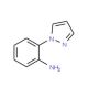 2-(1H-Pyrazol-1-yl)aniline (CAS 54705-91-8) - chemical structure image