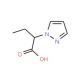 2-(1H-Pyrazol-1-yl)butanoic acid (CAS 923526-87-8) - chemical structure image