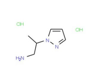 [2-(1H-Pyrazol-1-yl)propyl]aminedihydrochloride - chemical structure image
