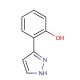 2-(1H-Pyrazol-3-yl)phenol (CAS 34810-67-8) - chemical structure image