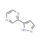 2-(1H-Pyrazol-3-yl)pyrazine (CAS 111781-54-5) - chemical structure image