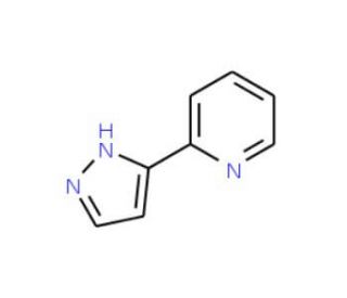 2-(1H-Pyrazol-3-yl)pyridine (CAS 75415-03-1) - chemical structure image