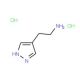 2-(1H-Pyrazol-4-yl)-ethylamine dihydrochloride - chemical structure image