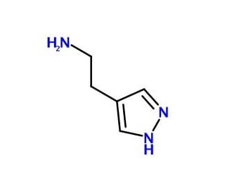 [2-(1H-pyrazol-4-yl)ethyl]amine hydrochloride (CAS 42150-24-3) - chemical structure image