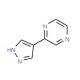 2-(1H-pyrazol-4-yl)pyrazine (CAS 849924-97-6) - chemical structure image