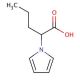 2-(1H-pyrrol-1-yl)pentanoic acid (CAS 70901-15-4) - chemical structure image