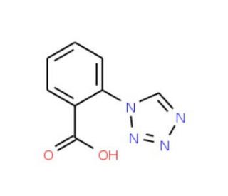 2-(1H-tetrazol-1-yl)benzoic acid (CAS 116570-12-8) - chemical structure image