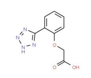 [2-(1H-Tetrazol-5-yl)-phenoxy]-acetic acid (CAS 893770-65-5) - chemical structure image