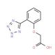 [2-(1H-Tetrazol-5-yl)-phenoxy]-acetic acid (CAS 893770-65-5) - chemical structure image