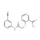 2-({2-[(3-cyanophenyl)amino]-2-oxoethyl}thio)benzoic acid - chemical structure image