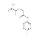 2-({2-[(4-fluorophenyl)amino]-2-oxoethyl}thio)propanoic acid (CAS 757220-99-8) - chemical structure image