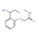 2-[2-(1-aminopropyl)phenoxy]-N-methylacetamide - chemical structure image