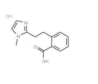 2-[2-(1-Methyl-1H-imidazol-2-yl)ethyl]-benzoic acid hydrochloride - chemical structure image