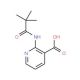 2-(2,2,2-Trimethylacetamido)nicotinic acid (CAS 125867-25-6) - chemical structure image
