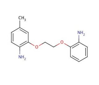 2-[2-(2-Aminophenoxy)ethoxy]-4-methyl-benzenamine (CAS 96331-95-2) - chemical structure image