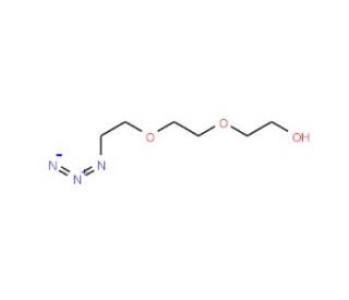 2-[2-(2-Azidoethoxy)ethoxy]ethanol (CAS 86520-52-7) - chemical structure image