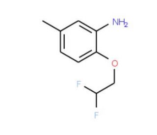 2-(2,2-Difluoroethoxy)-5-methylphenylamine - chemical structure image