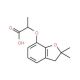 2-(2,2-Dimethyl-2,3-dihydro-benzofuran-7-yloxy)-propionic acid - chemical structure image