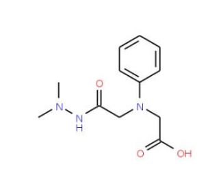 [[2-(2,2-Dimethylhydrazino)-2-oxoethyl](phenyl)-amino]acetic acid - chemical structure image