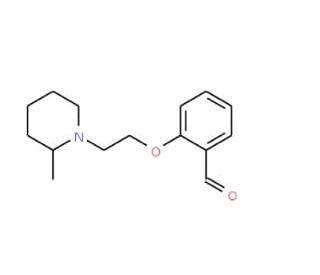 2-[2-(2-Methyl-piperidin-1-yl)-ethoxy]-benzaldehyde - chemical structure image