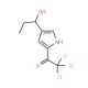 2,2,2-Trichloro-1-[4-(1-hydroxypropyl)-1H-pyrrol-2-yl]-1-ethanone - chemical structure image