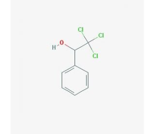 2,2,2-Trichloro-1-phenylethanol (CAS 2000-43-3) - chemical structure image