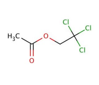2,2,2-Trichloroethyl acetate (CAS 625-24-1) - chemical structure image