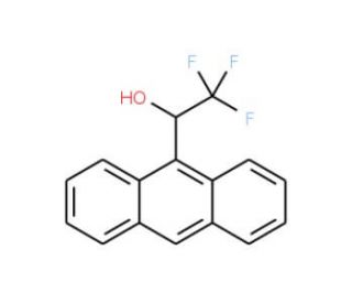 2,2,2-Trifluoro-1-(9-anthryl)ethanol (CAS 60686-64-8) - chemical structure image
