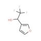 2,2,2-Trifluoro-1-furan-3-yl-ethanol (CAS 722491-62-5) - chemical structure image