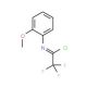 2,2,2-trifluoro-N-(2-methoxyphenyl)ethanecarbonimidoyl chloride - chemical structure image