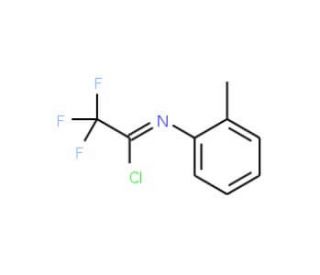 2,2,2-trifluoro-N-(2-methylphenyl)ethanecarbonimidoyl chloride - chemical structure image