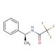 2,2,2-Trifluoro-N-[(S)-α-methylbenzyl]acetamide (CAS 39995-51-2) - chemical structure image