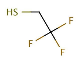 2,2,2-Trifluoroethanethiol (CAS 1544-53-2) - chemical structure image