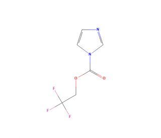 2,2,2-Trifluoroethyl 1H-imidazole-1-carboxylate (CAS 81265-32-9) - chemical structure image