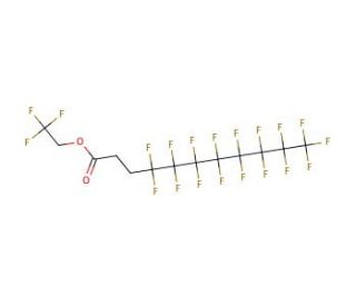 2,2,2-Trifluoroethyl 2H,2H,3H,3H-perfluoroundecanoate (CAS 344580-04-7) - chemical structure image