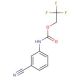 2,2,2-trifluoroethyl 3-cyanophenylcarbamate - chemical structure image
