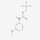 2,2,2-trifluoroethyl 3-methoxyphenylcarbamate - chemical structure image