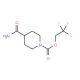 2,2,2-trifluoroethyl 4-(aminocarbonyl)piperidine-1-carboxylate - chemical structure image