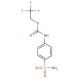 2,2,2-trifluoroethyl 4-(aminosulfonyl)phenylcarbamate - chemical structure image