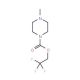 2,2,2-trifluoroethyl 4-methylpiperazine-1-carboxylate - chemical structure image