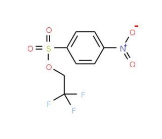 2,2,2-trifluoroethyl 4-nitrobenzenesulfonate - chemical structure image