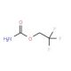 2,2,2-trifluoroethyl carbamate (CAS 461-37-0) - chemical structure image