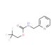 2,2,2-trifluoroethyl pyridin-2-ylmethylcarbamate - chemical structure image