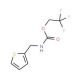 2,2,2-trifluoroethyl thien-2-ylmethylcarbamate - chemical structure image