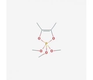 2,2,2-Trimethoxy-4,5-dimethyl-1,3,2-dioxaphospholene (CAS 1665-79-8) - chemical structure image