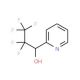 2,2,3,3,3-Pentafluoro-1-pyridin-2-yl-ethanol (CAS 17556-46-6) - chemical structure image