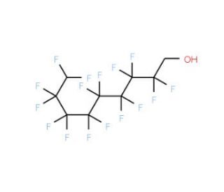 2,2,3,3,4,4,5,5,6,6,7 ,7,8,8,9,9-Hexadecafluoro-1-nonanol (CAS 376-18-1) - chemical structure image